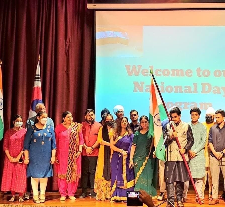 National Day of India and South Korea. One of international events organized by Siam students.
